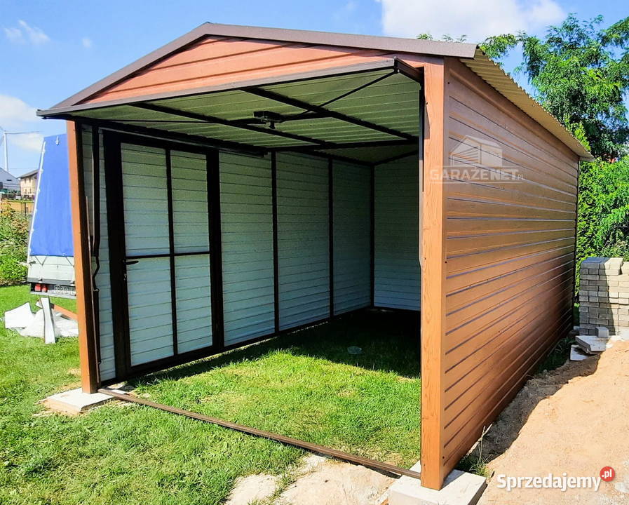 GARAŻ BLASZANY 3M X 4M POZIOM DWUSPAD BRAMA małopolskie sprzedam