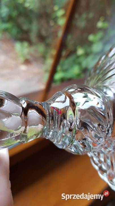2x świecznik Spirelli świeczniki Ząbkowice szkło Dąbrowa Górnicza