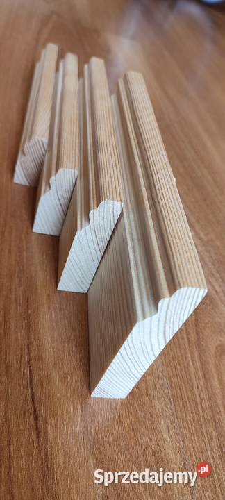 Listwa drewniana frezowana 20 x 100 z małym Narew sprzedam