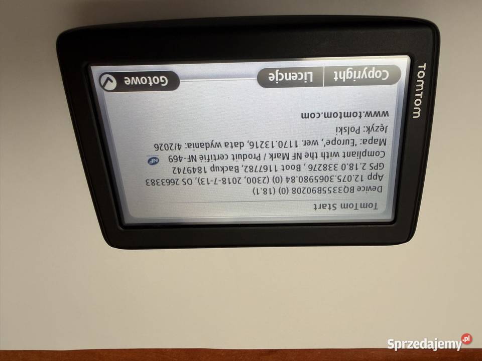 Nawigacja TomTom 4EN52 Z1230 darmowe Nawigacje GPS Warszawa