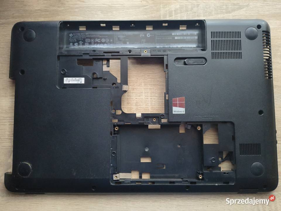 HP 650 Obudowa Dolna Kabel DC kabel SATA
