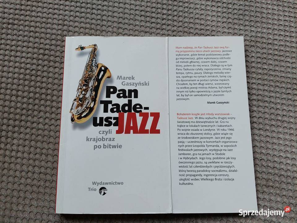 Pan Tadeusz Jazz czyli krajobraz bitwie Marek małopolskie sprzedam