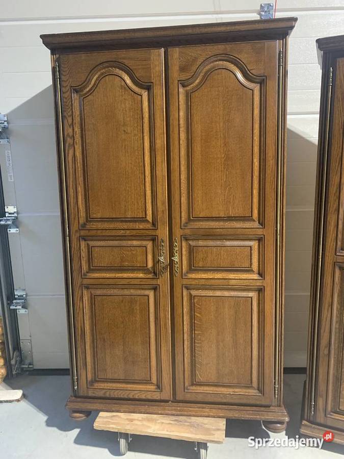 Ładna dębowa szafa 108 meble holenderskie wielkopolskie Sławoszewek