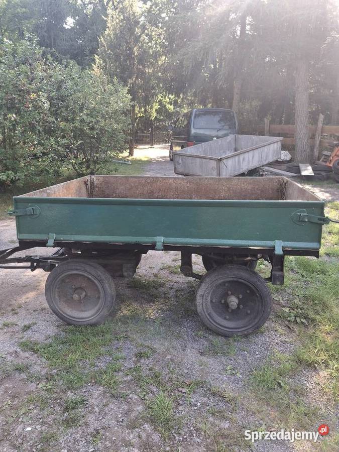 Przyczepka Multicar minitraktorek sztywna