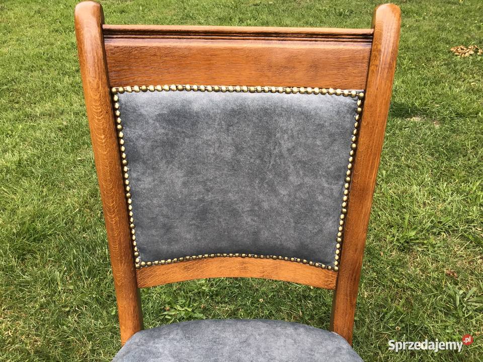Przepiękny stary stół plus krzesła renowacji Wieruszów
