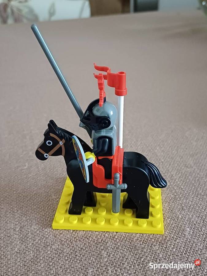 Lego czarny rycerz na koniu Gdynia