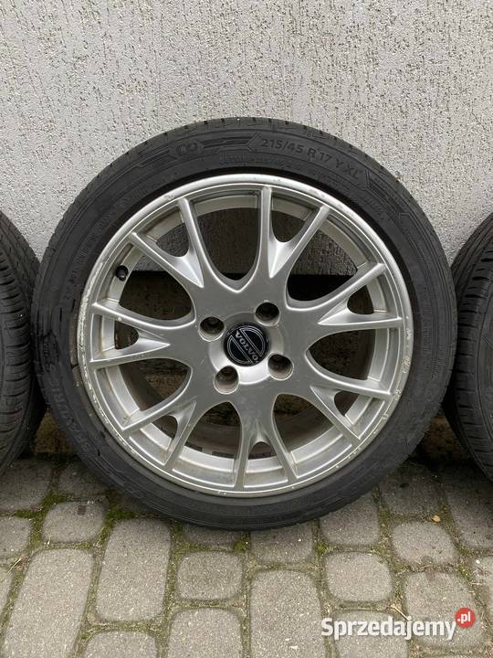 Felgi 17 Volvo V40 S40 z b dobrymi oponami Ostrołęka