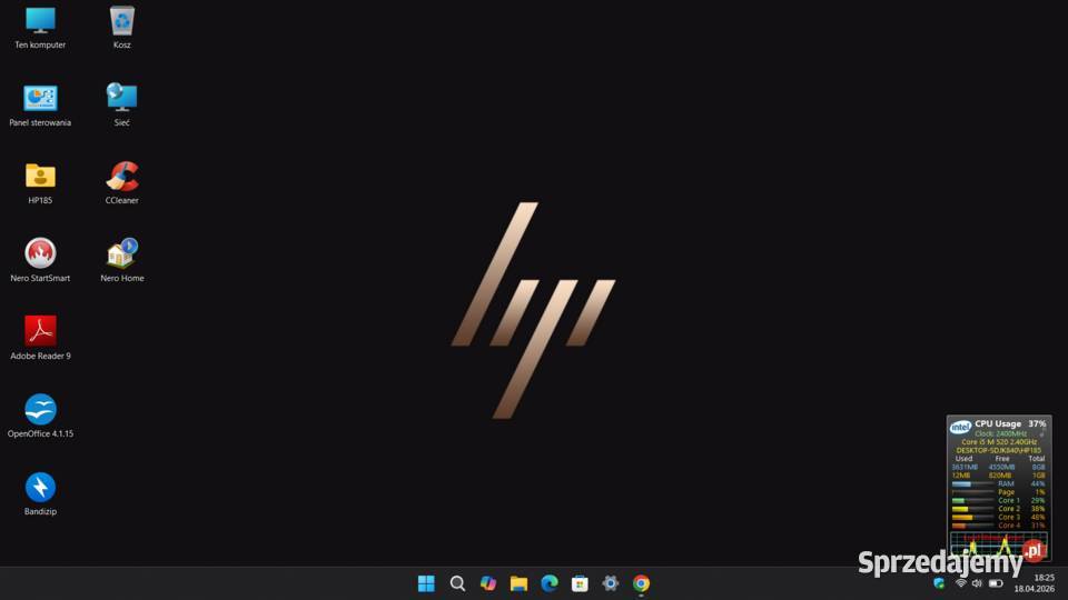 HP Pavilion DV8 19 ekran