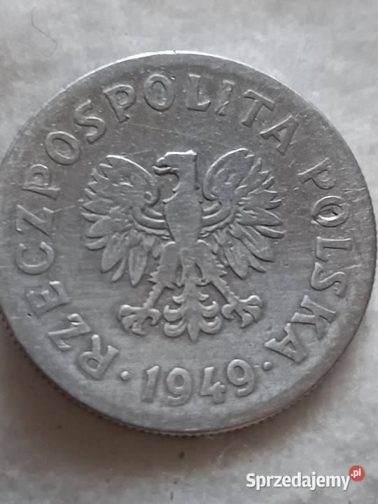Sprzedam monetę 50 groszy 1949 mała skrętka sprzedam