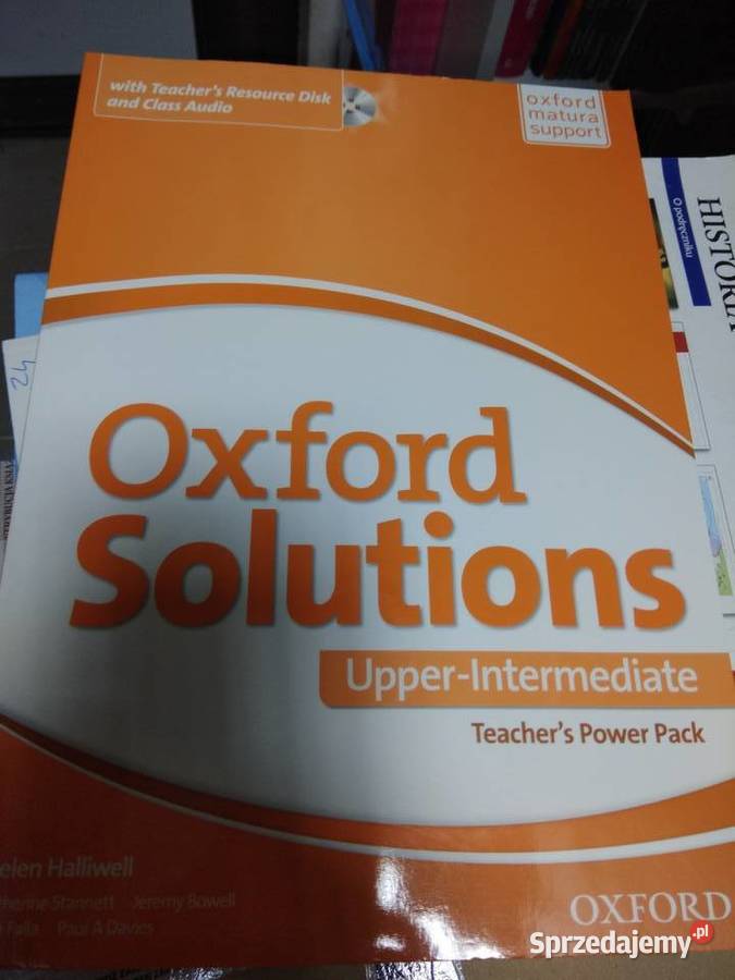 Oxford solutions upper teacherbook angielski