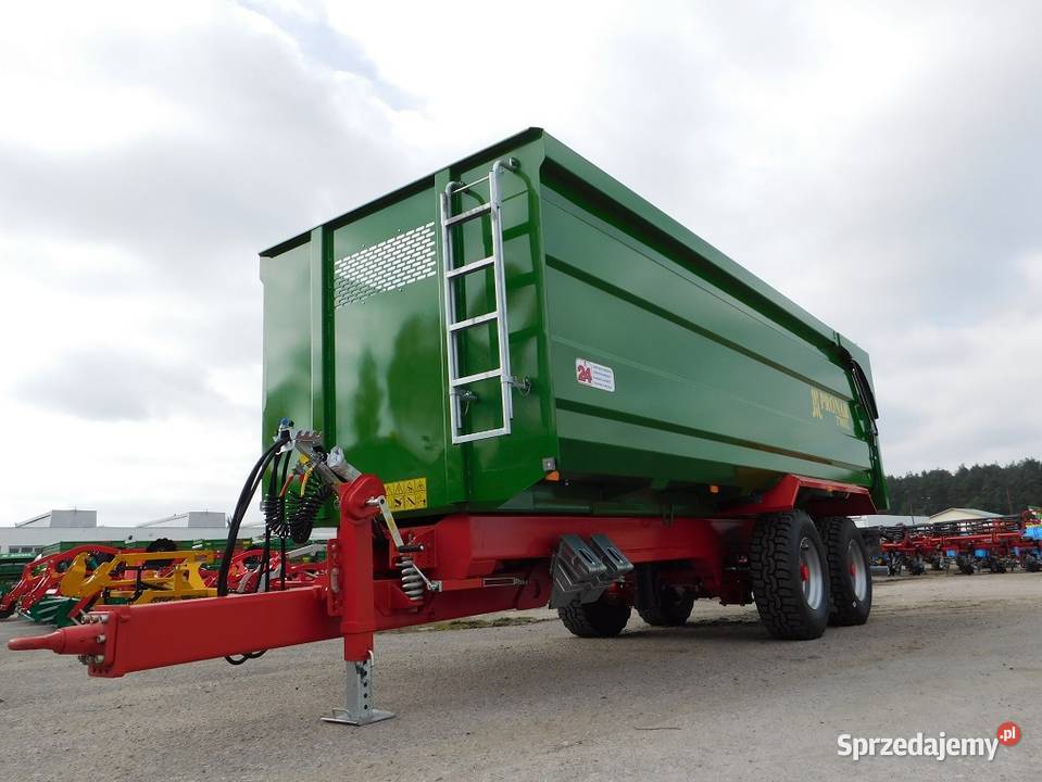 Przyczepa skorupowa rolnicza Pronar T700XL koła