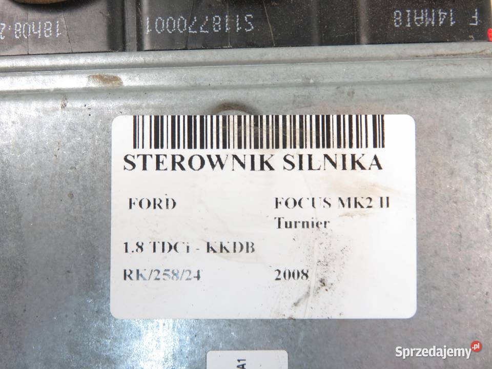 STEROWNIK FORD FOCUS MK2 II 18 TDCi Układ elektryczny, zapłon sprzedam