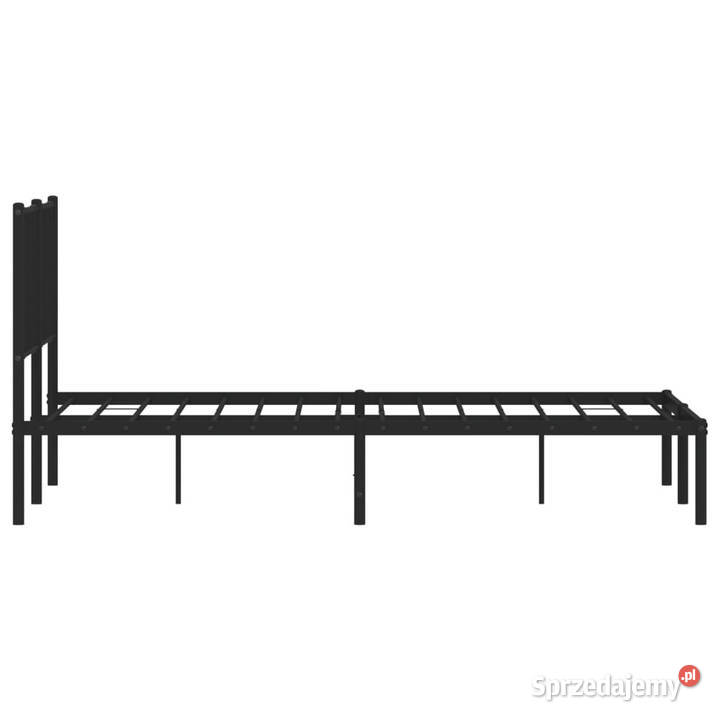 Łóżko Metalowe Czarne Rama Łóżka Ze Stelażem 90cm mazowieckie Warszawa
