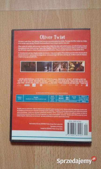 Oliver Twist DVD Szczecin