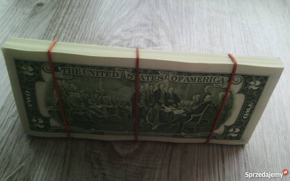 banknoty usa jednodolarowki Jasło