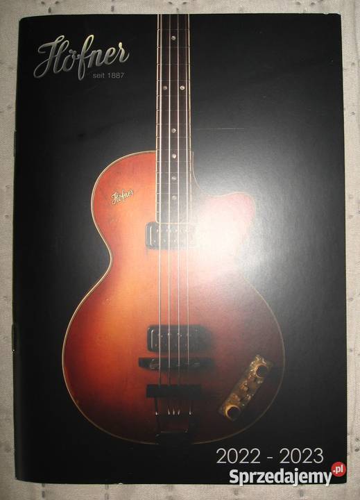 Hofner 2022 2023 guitar catalog katalog gitar Gitary i akcesoria