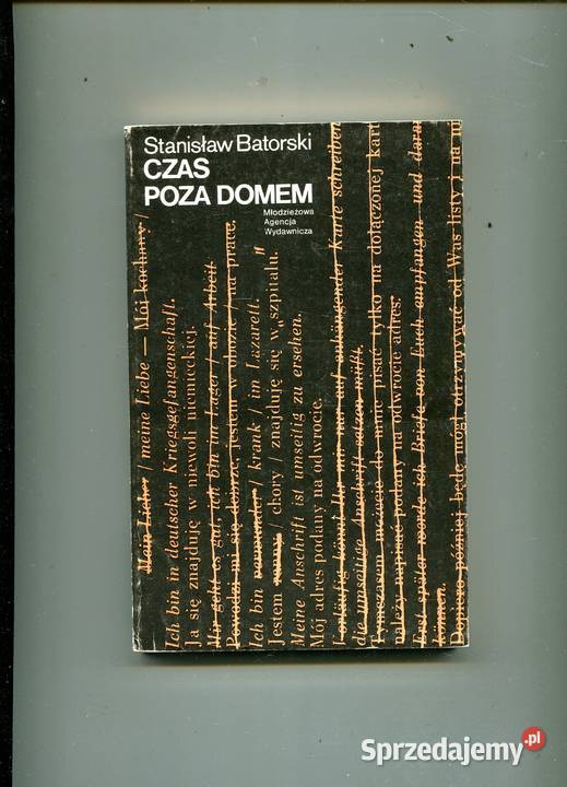 Czas poza domem Stanisław Batorski zachodniopomorskie Szczecin sprzedam