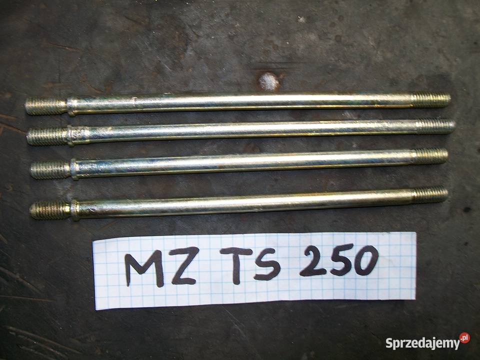 MZ TS 250 SZPILKI CYLINDRA SILNIKA SILNIK dolnośląskie Świerzawa sprzedam