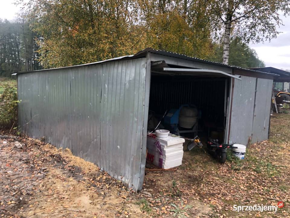 Garaż blaszany podwójny 6 m x 6 m 36m2 Andrespol