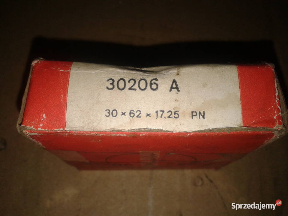 łożysko stożkowe 30206 FŁT 30x62x1725 mm