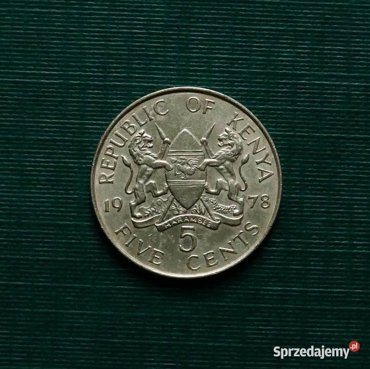 KENIA 5 centów 1978r Gliwice