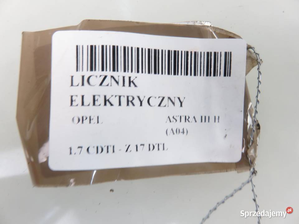 LICZNIK OPEL ASTRA III H 17 CDTI 13184319GC sprzedam