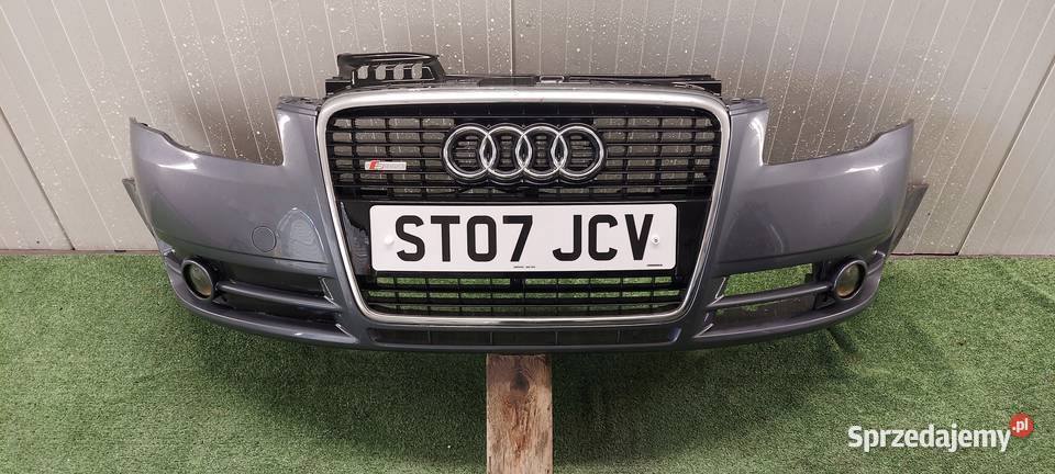 ZDERZAK PRZÓD AUDI A4 B7 KOMPLETNY LAK LX7Z osobowe