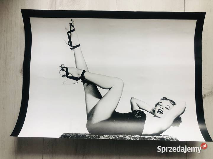 Plakat obraz Marilyn Monroe 45x38 czarnobiały łódzkie