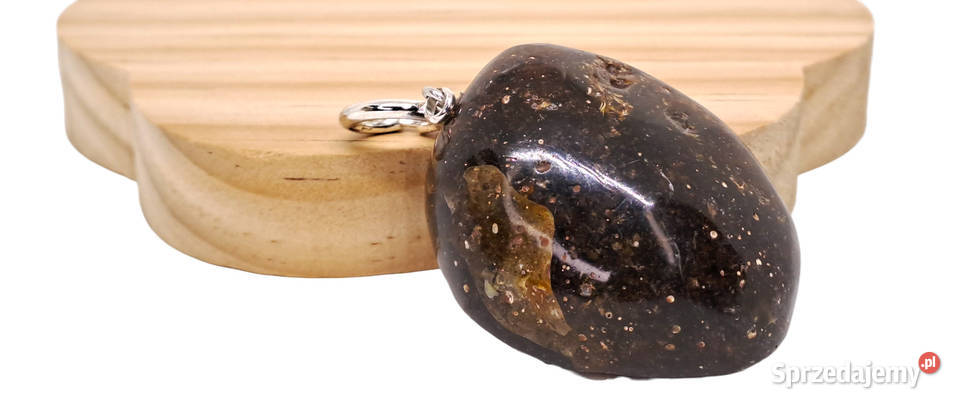 Zawieszka wisiorek z bursztynu BURSZTYN bałtycki