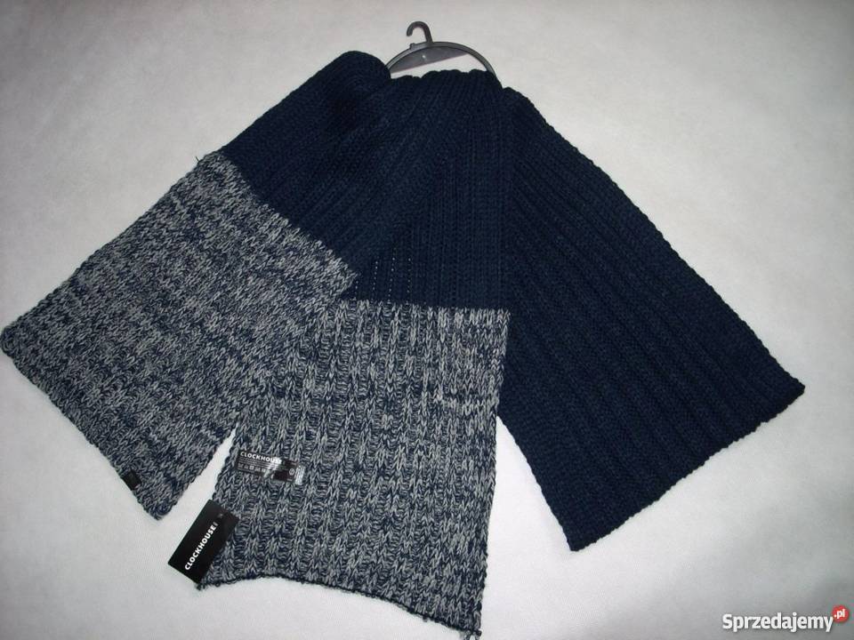 CA super szalik GRANAT melanż i CZARNY NOWY małopolskie Nowy Sącz