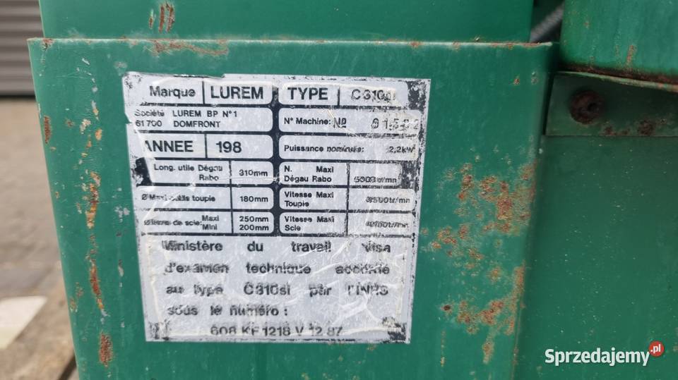 Obrabiarka wieloczynnościowa Lurem C310SI pomorskie Karsin