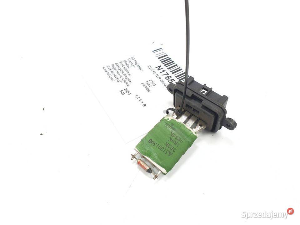 REZYSTOR DMUCHAWY FIAT PANDA A51001500 Motoryzacja kujawsko-pomorskie Lipno