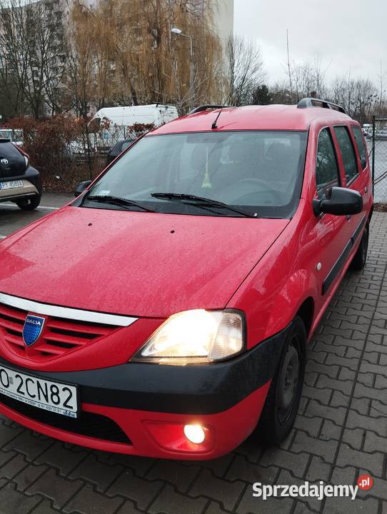 Dacia Logan 16 16v benzyna 7 osob klima faktury