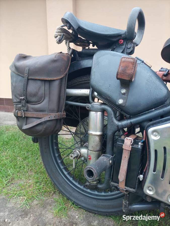 Szwajcarski Motocykl Wojskowy Condor A 580 Pozostałe wielkopolskie Konin