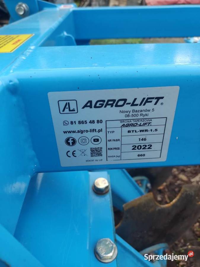 Agregat talerzowy 15 m Zawadów