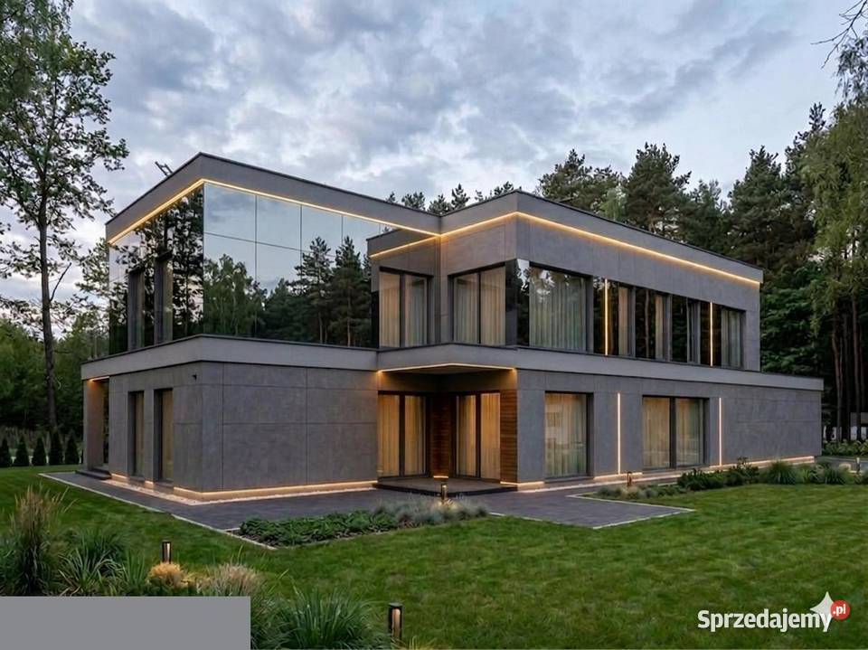 Nowoczesna Rezydencja 470m2 duża działka 3600m2 Rok budowy 2025 Marynin sprzedam