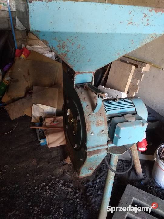 Śrutownik niemiecki 75kw nieuszkodzony Gostyń