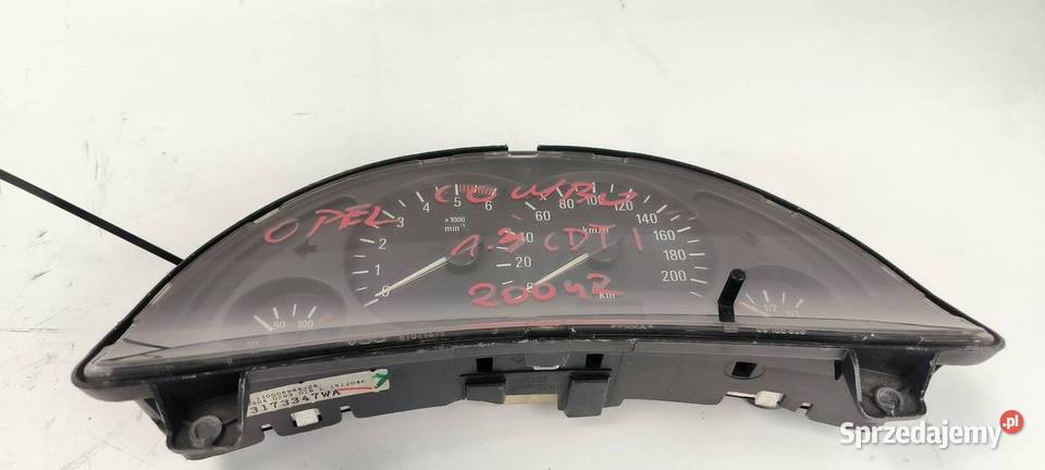 LICZNIK ZEGAR OPEL COMBO 13174347WA Lipno