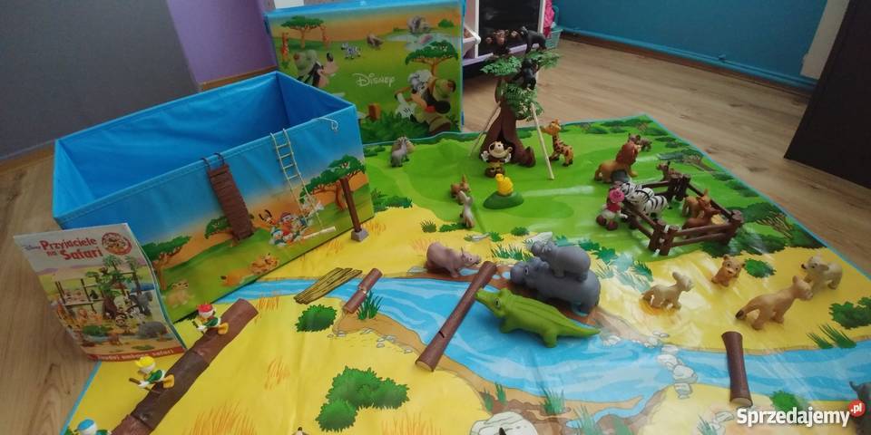 Disney Przyjaciele na safari Pudełko figurki Trzebinia sprzedam