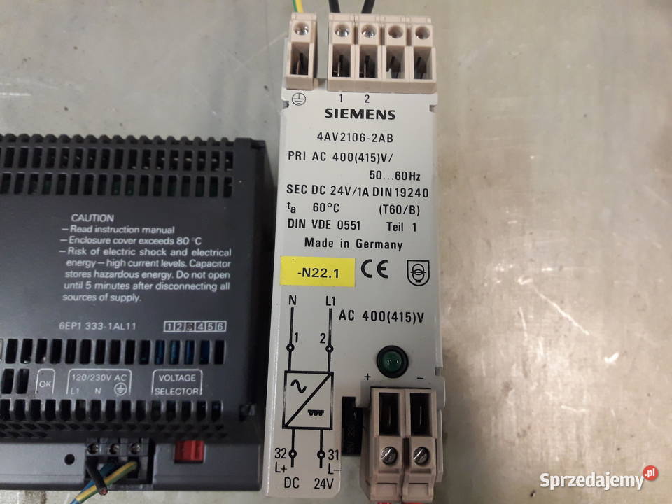 Zasilacz 24v DC 5A SIEMENS SITOP Pszczyna