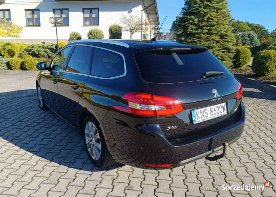 Peugeot 308 Kombi 16 BlueHDI 131 autoamt hak światła do jazdy dziennej Nowy Sącz