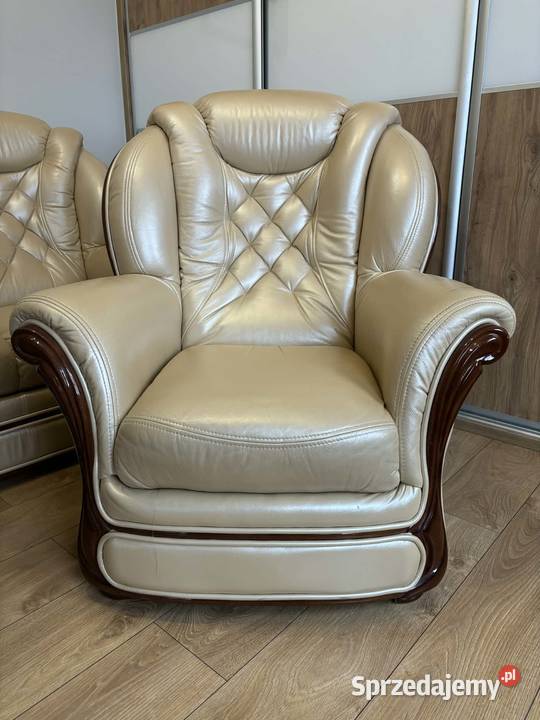 Komplet mebli skórzanych Rudziczka