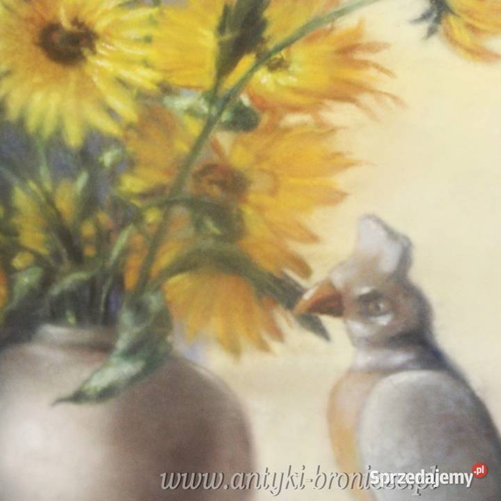 WYPRZEDAŻ Martwa natura pastel na kartonie Mona Bronisze