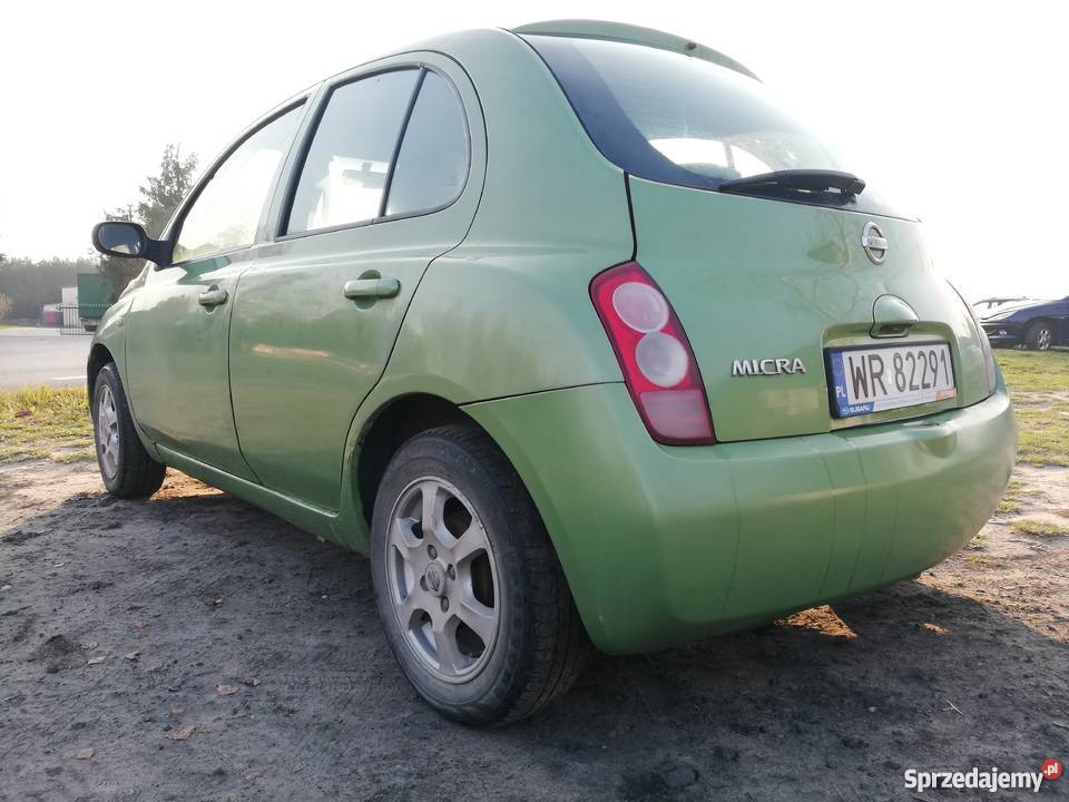 2004 Nissan Micra 12 lpg klima zielony Micra Lubartów