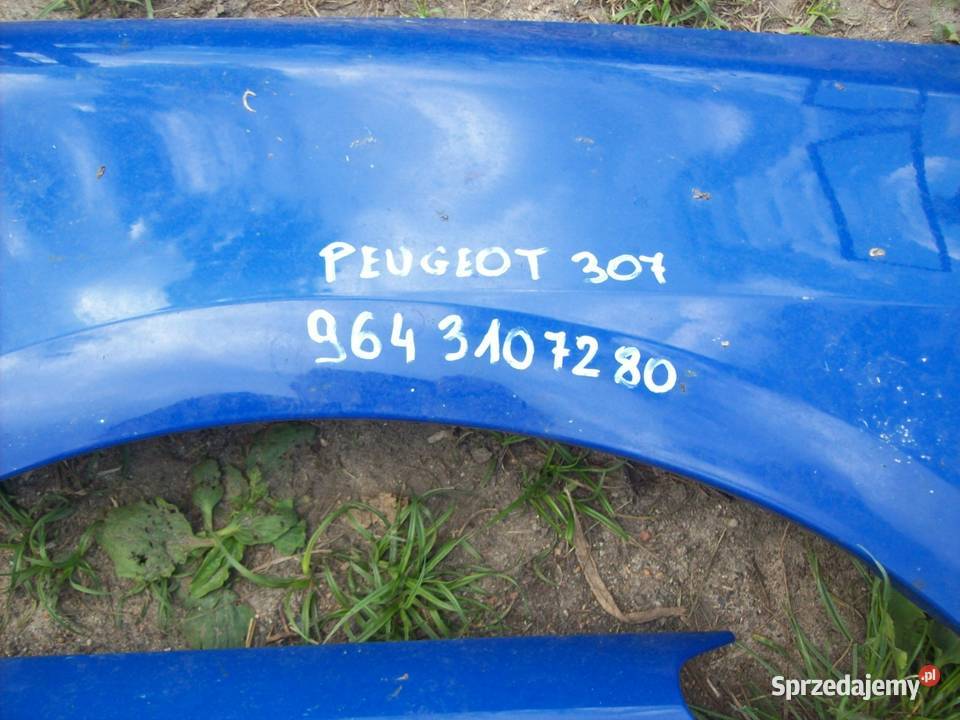 Peugeot 307 Blotnik przod przedni prawy lewy Mińsk Mazowiecki sprzedam