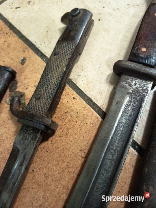 Militaria bagnety zestaw Wehrmacht lubuskie Gozdnica