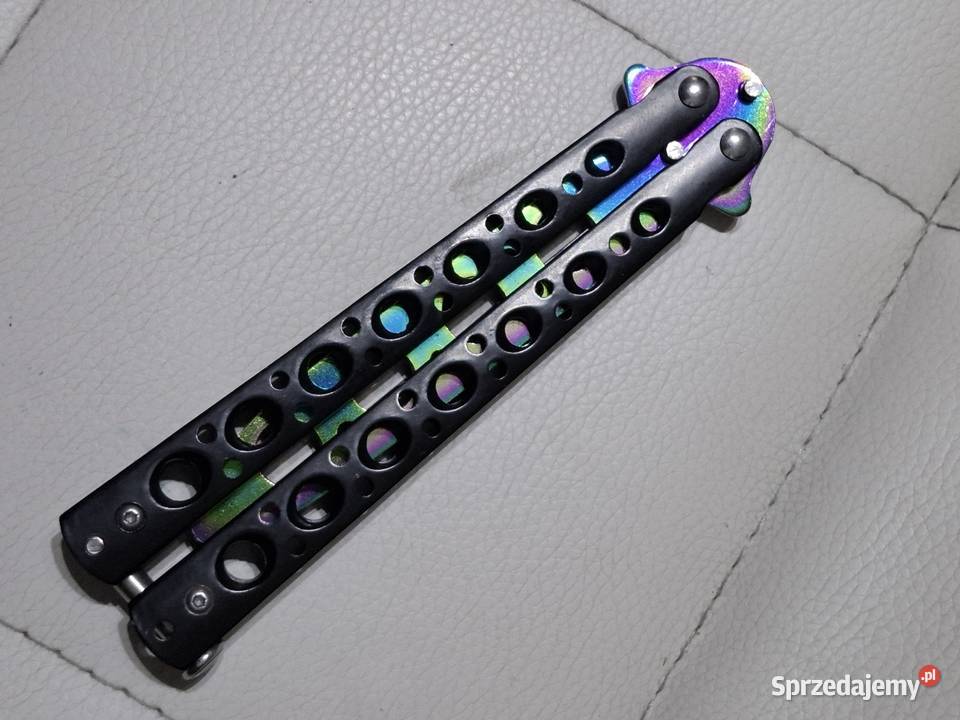 Kalibo nóż treningowy motylkowy bezpieczny Metal  małopolskie Kraków