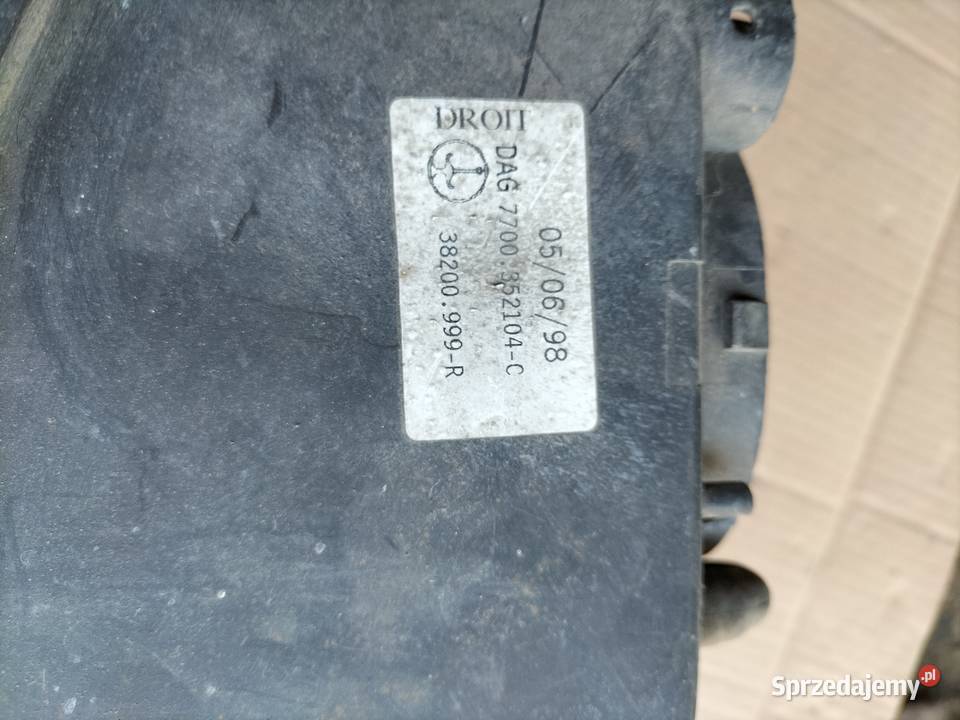 OPEL MOVANO A RENAULT MASTER II LAMPA PRZÓD lubelskie Kamień-Kolonia sprzedam