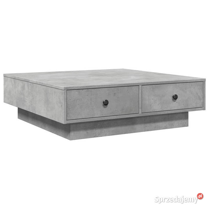 Stolik kawowy szarość betonu 90x90x28 płyta Warszawa
