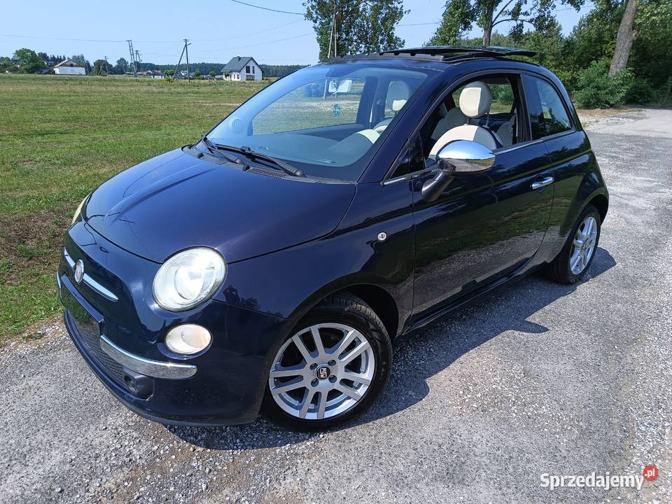 Fiat 500 turbo 900cc SZYBER DACH łódzkie Podkonice Miejskie